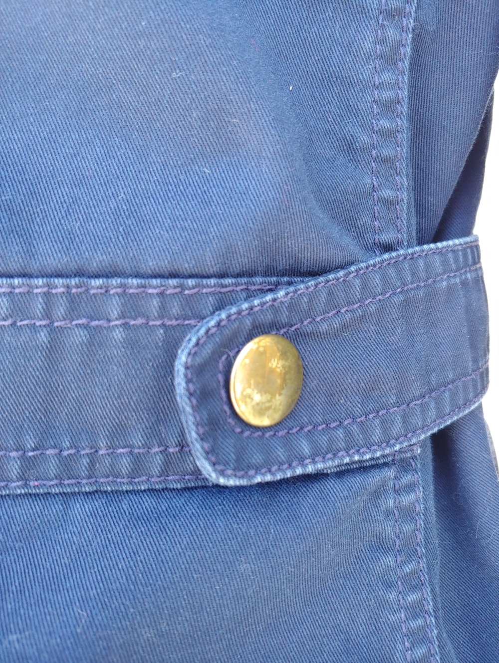 J. Crew Relaxed Field Boyfriend Jacket with Gold Hardware Navy Women's Small - Picture 16 of 16